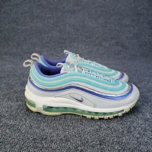 Nike Air Max 97‎ GS Shoes Youth Kids Size 6Y White Blue Spruce Aura CT1965-400